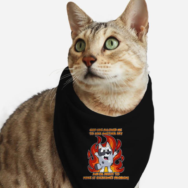 Muffin Lives Another Day-Cat-Bandana-Pet Collar-Alexhefe