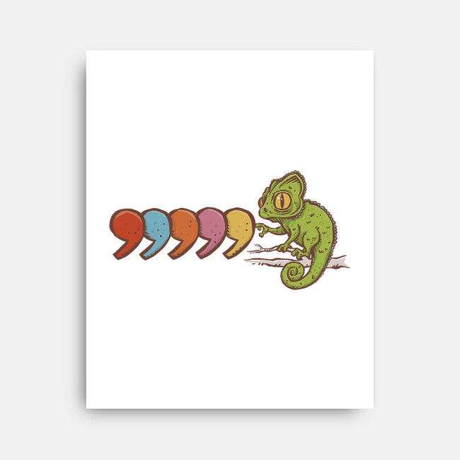 Comma Chameleon-None-Stretched-Canvas-kg07