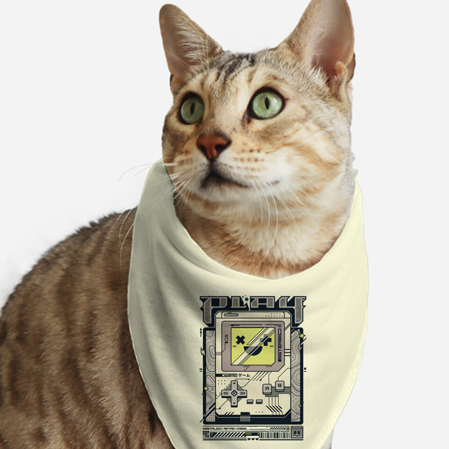 Play Retro Vibes-Cat-Bandana-Pet Collar-StudioM6