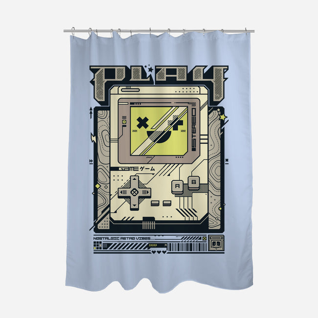 Play Retro Vibes-None-Polyester-Shower Curtain-StudioM6