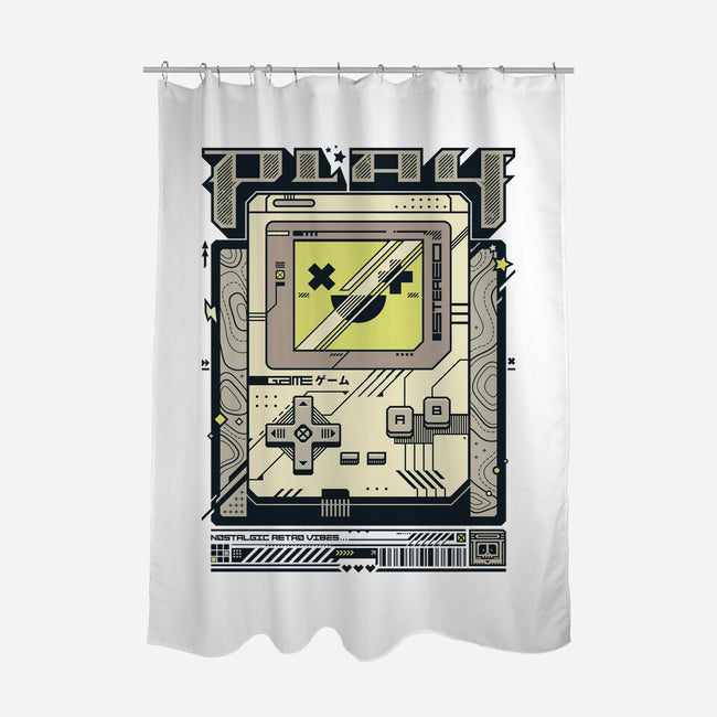 Play Retro Vibes-None-Polyester-Shower Curtain-StudioM6