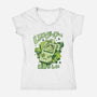 Retro Gamers Are Awesome-Womens-V-Neck-Tee-Kladenko