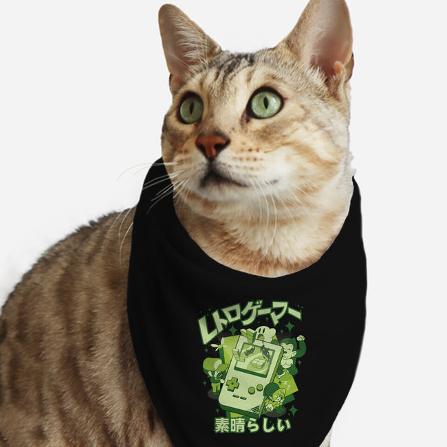 Retro Gamers Are Awesome-Cat-Bandana-Pet Collar-Kladenko