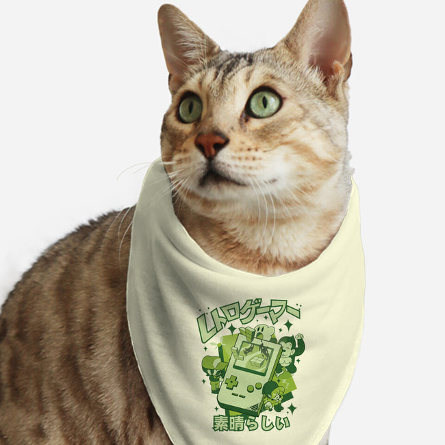 Retro Gamers Are Awesome-Cat-Bandana-Pet Collar-Kladenko