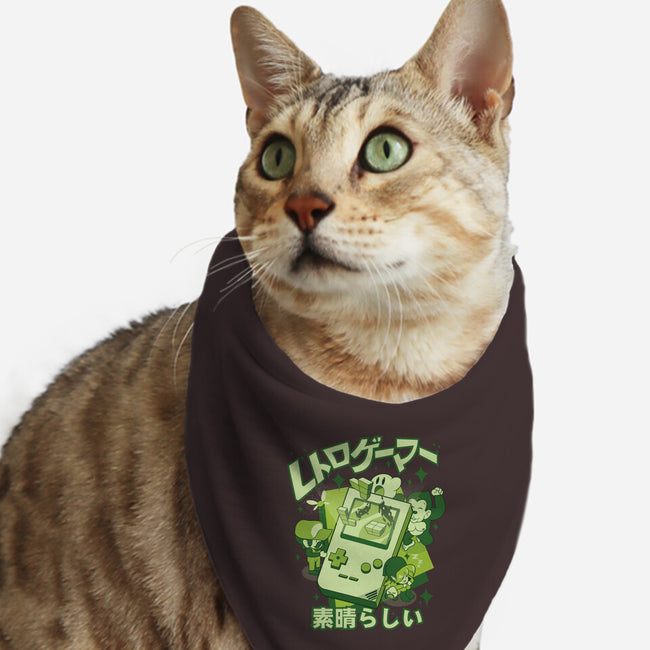 Retro Gamers Are Awesome-Cat-Bandana-Pet Collar-Kladenko