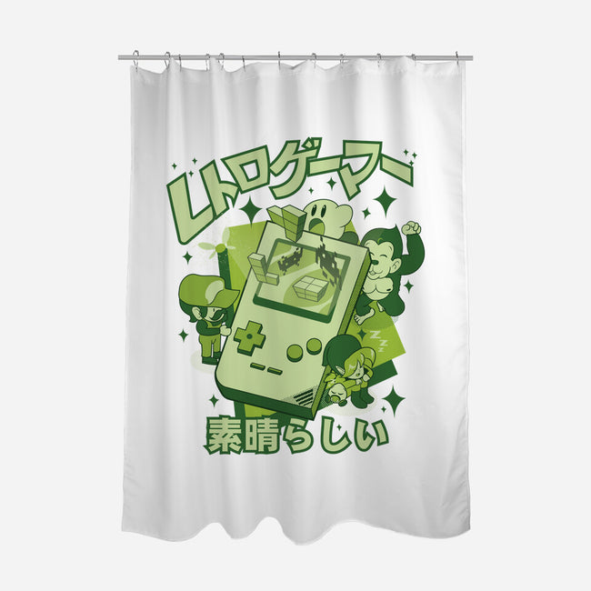 Retro Gamers Are Awesome-None-Polyester-Shower Curtain-Kladenko