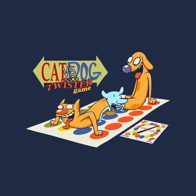 Cat Vs Dog-None-Beach-Towel-Xentee