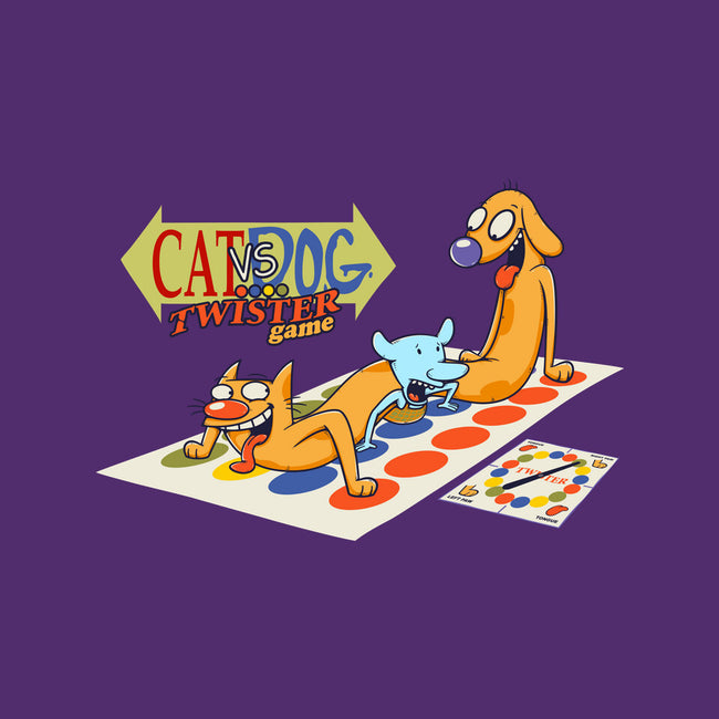 Cat Vs Dog-Womens-Fitted-Tee-Xentee
