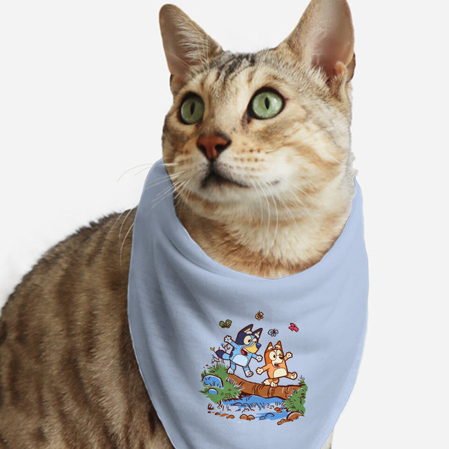 Walking Down The Stream-Cat-Bandana-Pet Collar-Xentee