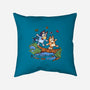 Walking Down The Stream-None-Removable Cover w Insert-Throw Pillow-Xentee