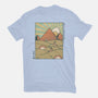 Egypt Mummy Ramen Pyramids-Womens-Basic-Tee-tobefonseca