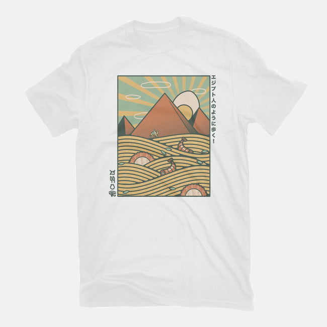 Egypt Mummy Ramen Pyramids-Womens-Fitted-Tee-tobefonseca