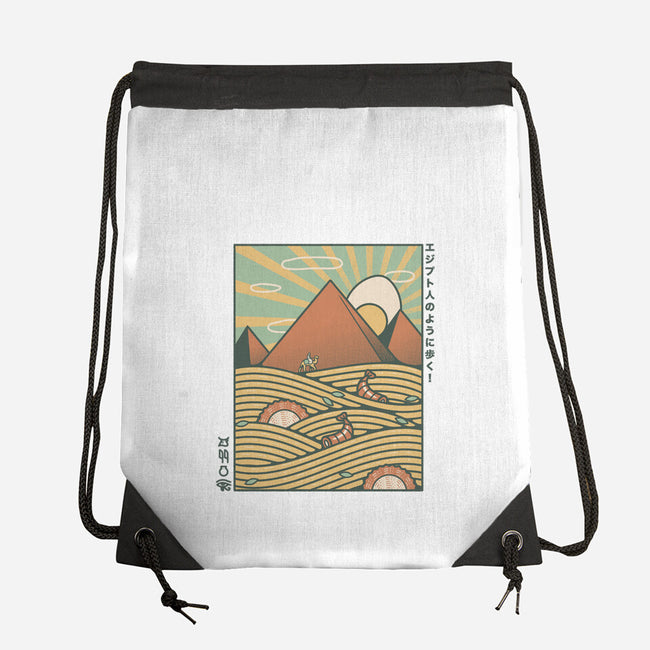 Egypt Mummy Ramen Pyramids-None-Drawstring-Bag-tobefonseca