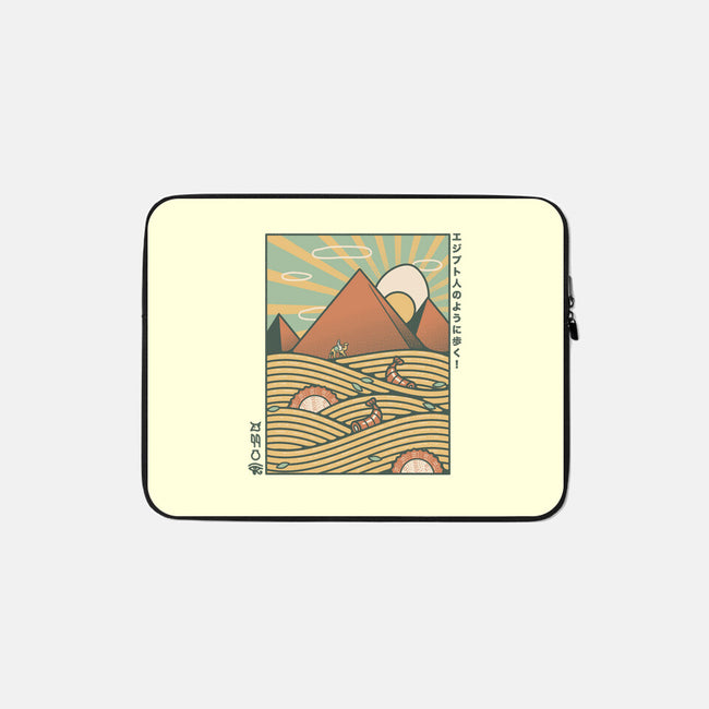 Egypt Mummy Ramen Pyramids-None-Zippered-Laptop Sleeve-tobefonseca