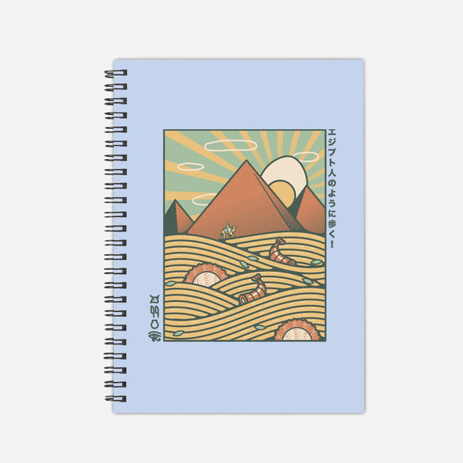 Egypt Mummy Ramen Pyramids-None-Dot Grid-Notebook-tobefonseca