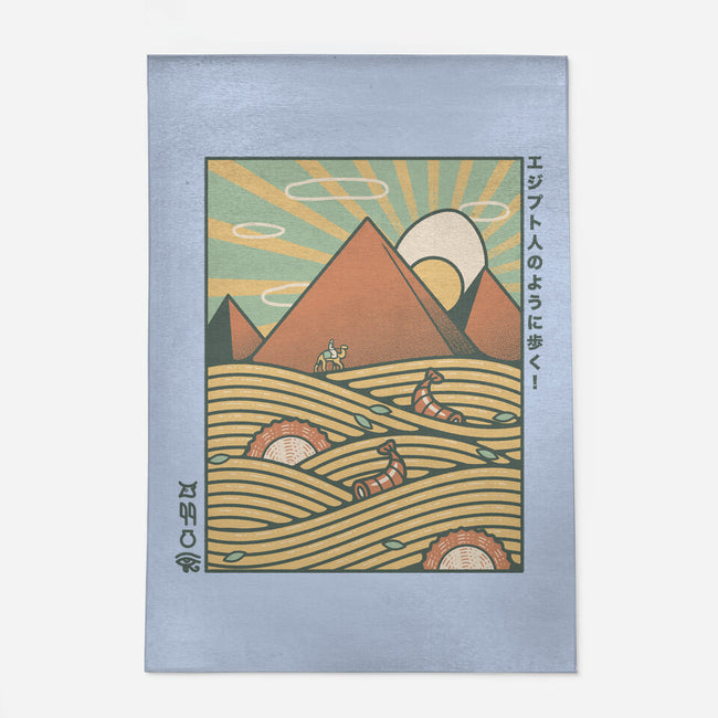 Egypt Mummy Ramen Pyramids-None-Outdoor-Rug-tobefonseca