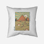 Egypt Mummy Ramen Pyramids-None-Non-Removable Cover w Insert-Throw Pillow-tobefonseca