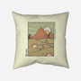 Egypt Mummy Ramen Pyramids-None-Removable Cover-Throw Pillow-tobefonseca