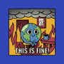 Earth It's Fine Room On Fire-None-Non-Removable Cover w Insert-Throw Pillow-tobefonseca