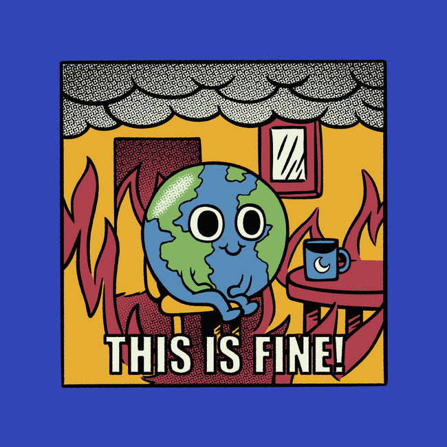 Earth It's Fine Room On Fire-Youth-Crew Neck-Sweatshirt-tobefonseca