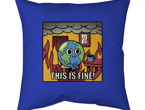 Earth It's Fine Room On Fire