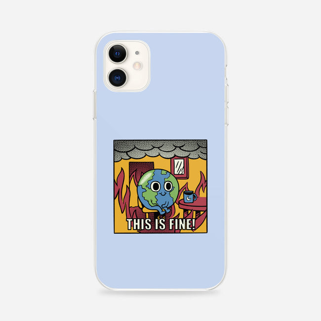 Earth It's Fine Room On Fire-iPhone-Snap-Phone Case-tobefonseca