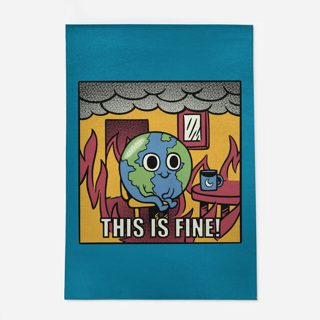 Earth It's Fine Room On Fire-None-Outdoor-Rug-tobefonseca