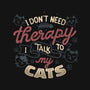 I Talk To My Cats-Dog-Basic-Pet Tank-tobefonseca