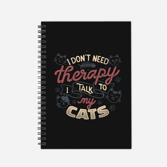 I Talk To My Cats-None-Dot Grid-Notebook-tobefonseca