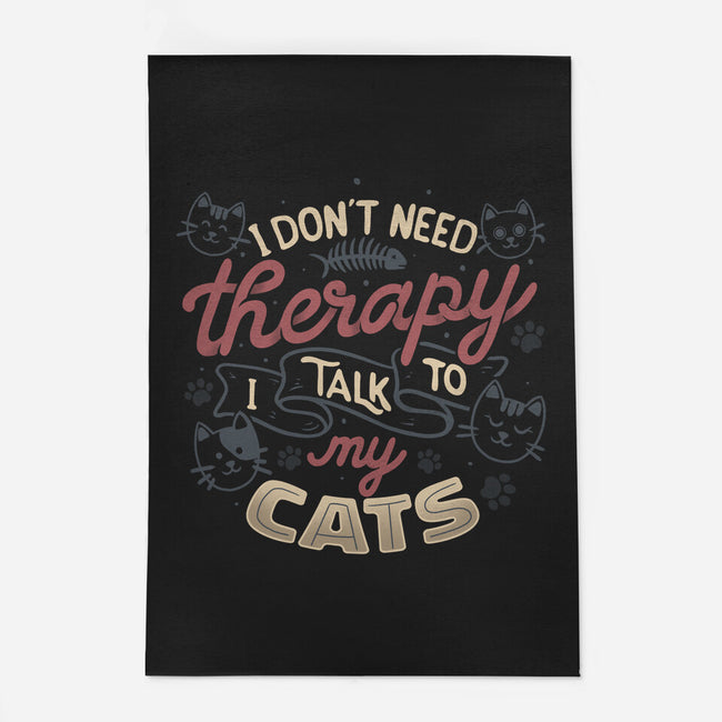 I Talk To My Cats-None-Indoor-Rug-tobefonseca