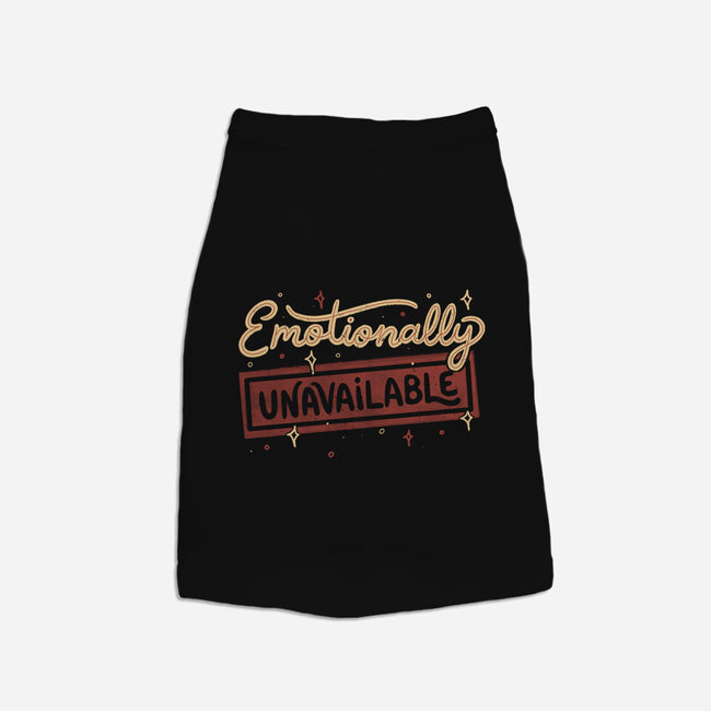 Emotionally Unavailable-Dog-Basic-Pet Tank-tobefonseca