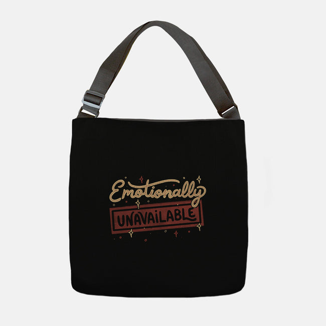 Emotionally Unavailable-None-Adjustable Tote-Bag-tobefonseca