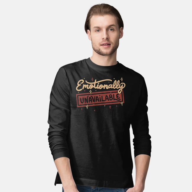 Emotionally Unavailable-Mens-Long Sleeved-Tee-tobefonseca