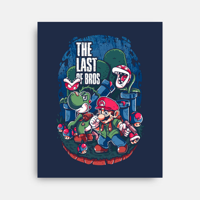 The Last Of Bros-None-Stretched-Canvas-Planet of Tees