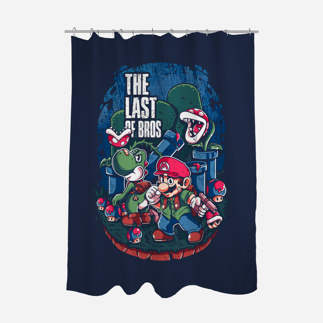 The Last Of Bros-None-Polyester-Shower Curtain-Planet of Tees