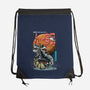 Dragon Sushi Slayer-None-Drawstring-Bag-Kladenko