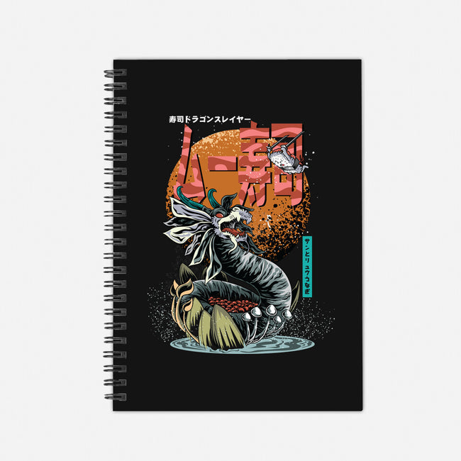 Dragon Sushi Slayer-None-Dot Grid-Notebook-Kladenko