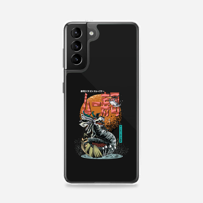 Dragon Sushi Slayer-Samsung-Snap-Phone Case-Kladenko