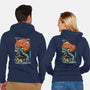 Dragon Sushi Slayer-Unisex-Zip-Up-Sweatshirt-Kladenko