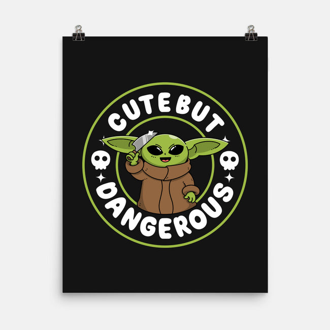 Cute But Dangerous Grogu-None-Matte-Poster-Tri haryadi