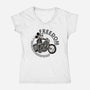 Freedom MC-Womens-V-Neck-Tee-Hafaell