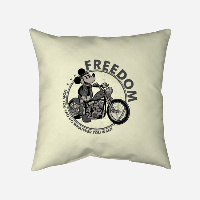Freedom MC-None-Removable Cover-Throw Pillow-Hafaell