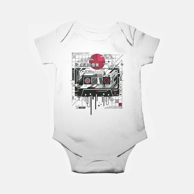 Retro Cassette-Baby-Basic-Onesie-StudioM6