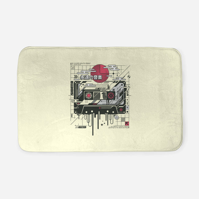 Retro Cassette-None-Memory Foam-Bath Mat-StudioM6