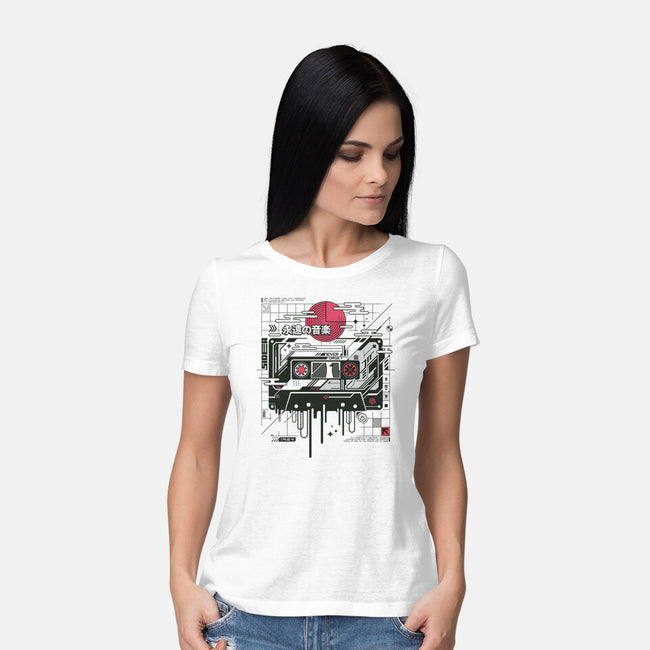 Retro Cassette-Womens-Basic-Tee-StudioM6