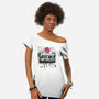 Retro Cassette-Womens-Off Shoulder-Tee-StudioM6