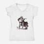 The Mandolinian-Womens-V-Neck-Tee-kharmazero