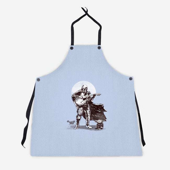 The Mandolinian-Unisex-Kitchen-Apron-kharmazero