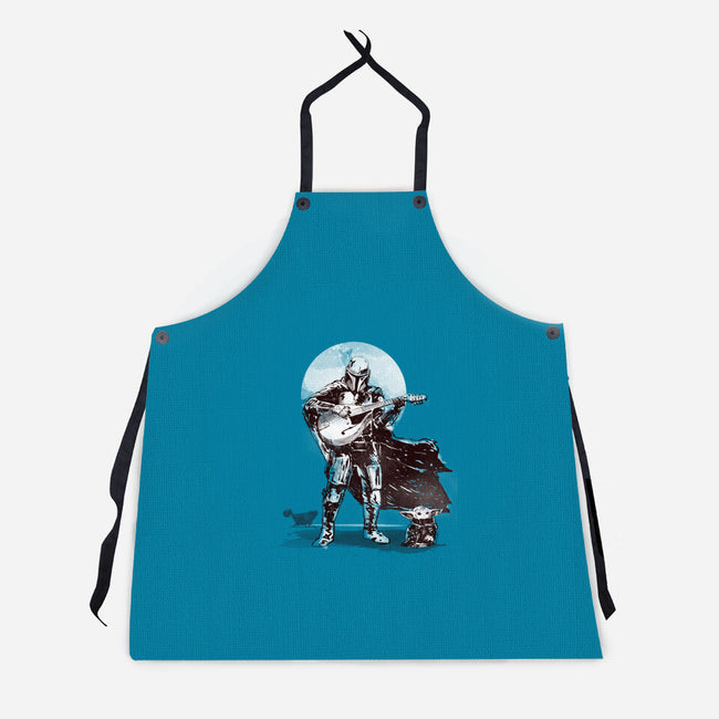 The Mandolinian-Unisex-Kitchen-Apron-kharmazero