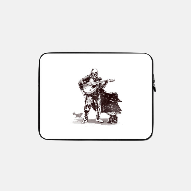 The Mandolinian-None-Zippered-Laptop Sleeve-kharmazero